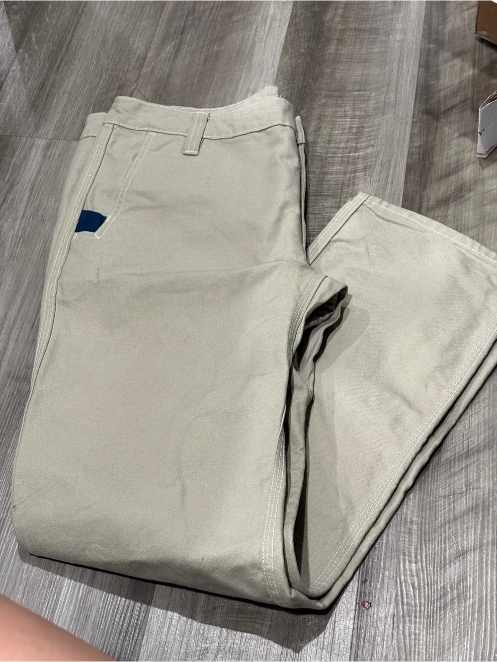 Edge vale Men's Chinos in Light Khaki size 38